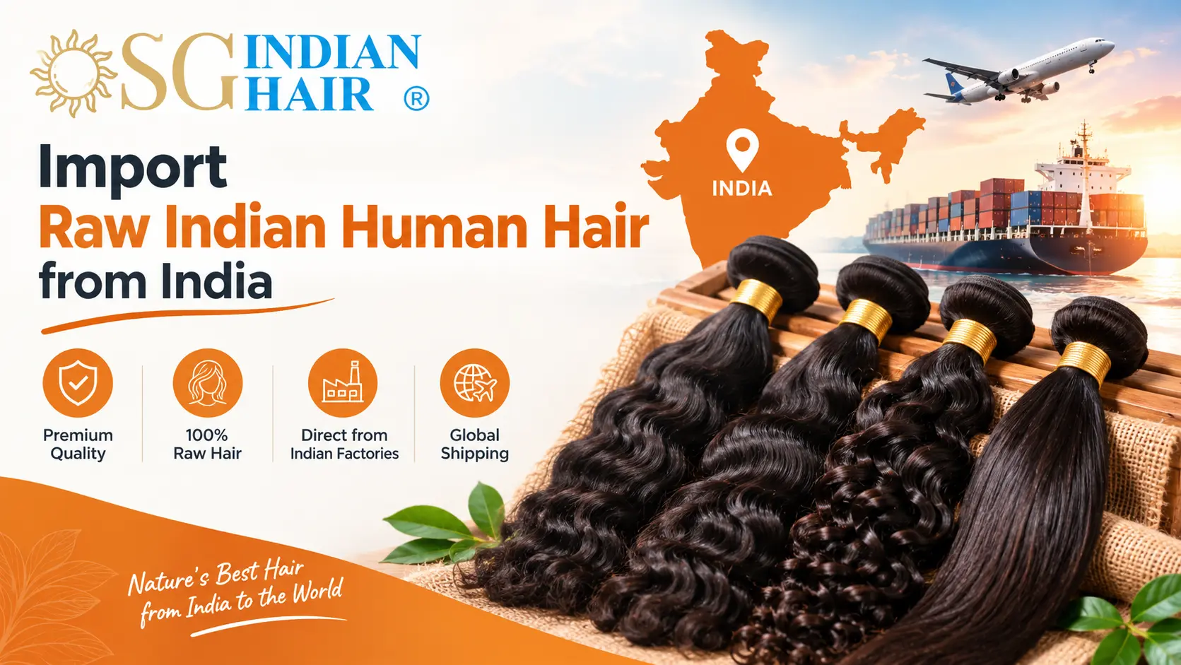 How to Import Raw Indian Human Hair from India